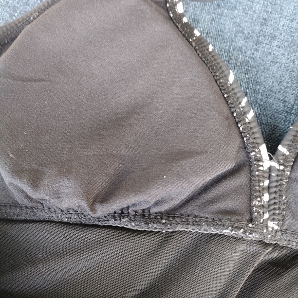 Love Your Assets SPANX Swimsuit Large Black Zebra One Piece Ruched - Picture 3 of 5